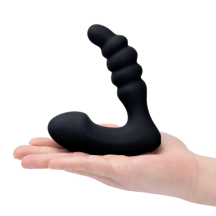 Blue Line Prodder Black Silicone Sphincter Training Remote Controlled Prostate Stimulator > Anal Range > Prostate Plugs