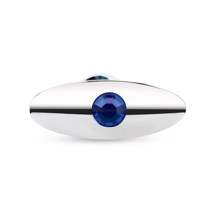Blue Line 2.5 Inch Stainless Steel Bling Prostate Massager Plug > Anal Range > Prostate Plugs