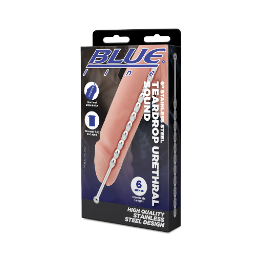 Blue Line 6 Inch Stainless Steel Teardrop Urethral Sound Default Title Sounding Rods