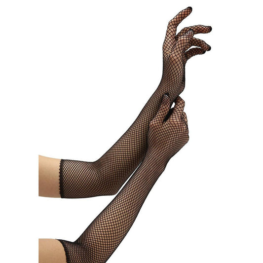 Baci White Label Fishnet Opera Gloves