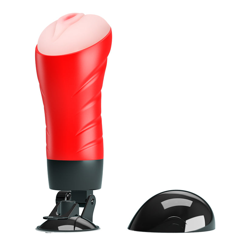 Crazy Bull Delia Vibrating Stroker Vibrating Vagina Stroker with Suction Base > Sex Toys For Men > Masturbators > Vibrating