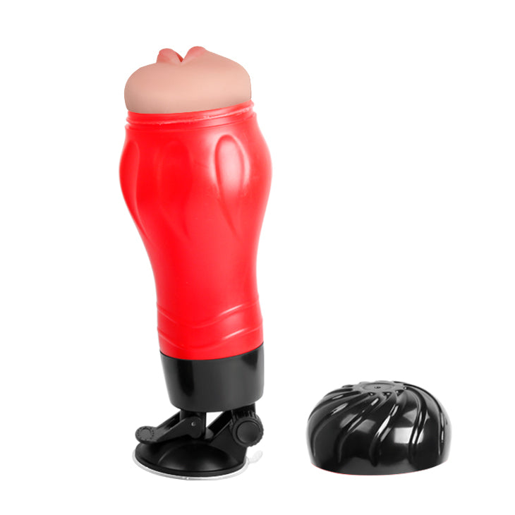Flora Mouth Masturbator – 12 Function Vibration Stroker with Suction Base > Sex Toys For Men > Masturbators > Vibrating