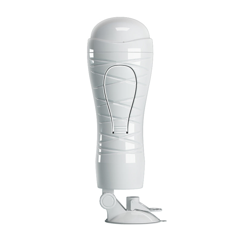 Crazy Bull Flora Vibrating Stroker USB Rechargeable Squeezeable Vagina Stroker with Suction Base Strokers - Auto