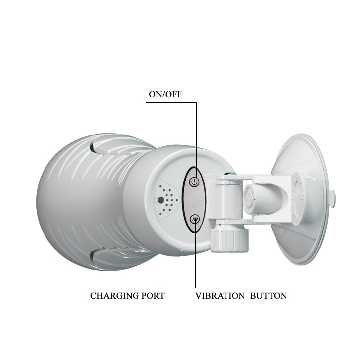 Crazy Bull Flora Vibrating Stroker Squeezeable Vagina Stroker with Suction Base > Sex Toys For Men > Masturbators > Vibrating