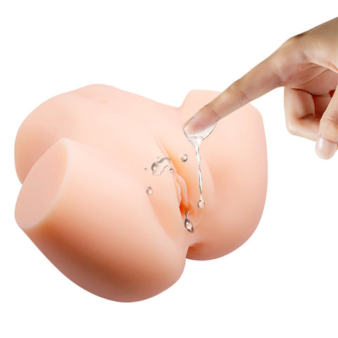 Crazy Bull Veronica Vibrating Torso Masturbator with Realistic Skin Color 12 Inch Assturbators