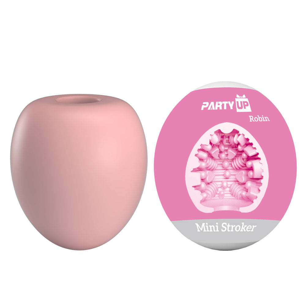 Party Up Robin Mini Stroker - Mini Stroker Pink MASTURBATORS