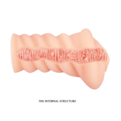Crazy Bull Laura Vagina Stroker Realistic Flesh Color Adult Sex Toy Strokers - Manual