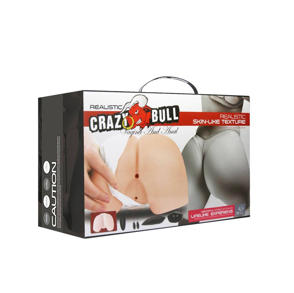 Crazy Bull Vibrating Doggy Style Torso Masturbator for Enhanced Solo Pleasure Assturbators