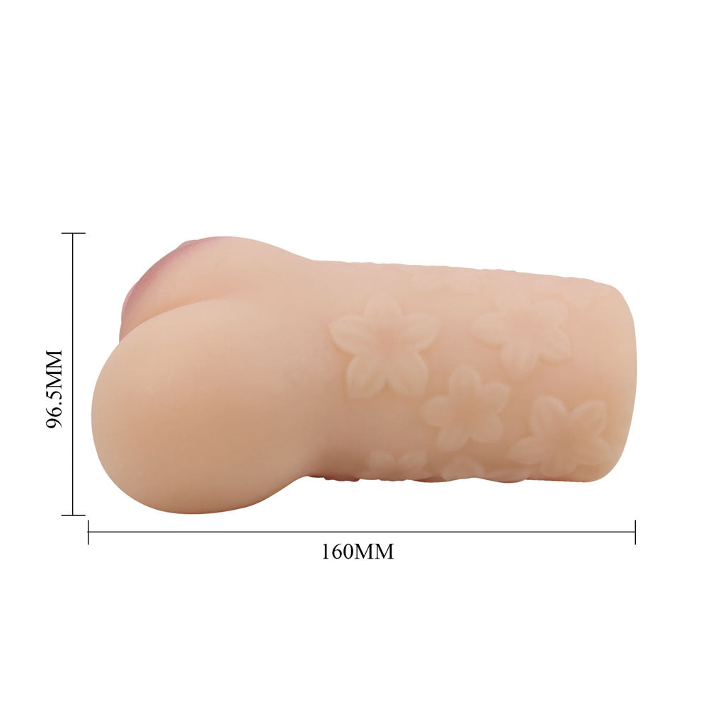 Crazy Bull Scarlet Vagina Stroker 5 Inch Realistic Pleasure Toy Strokers - Manual