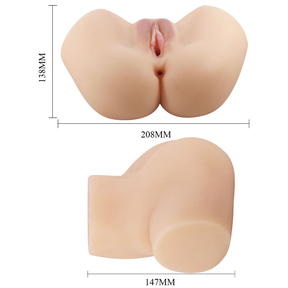 Hailey Realistic Vagina and Ass (Light) – Dual Entry Realistic Masturbator > Sex Toys For Men > Assbators