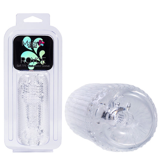 Maia ROYCE 12 cm Stroker for Ultimate Pleasure Clear MASTURBATORS