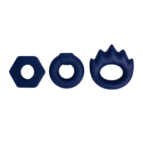 Maia Lonzo Silicone Cock Rings Set of 3 > Cock Ring > Sets