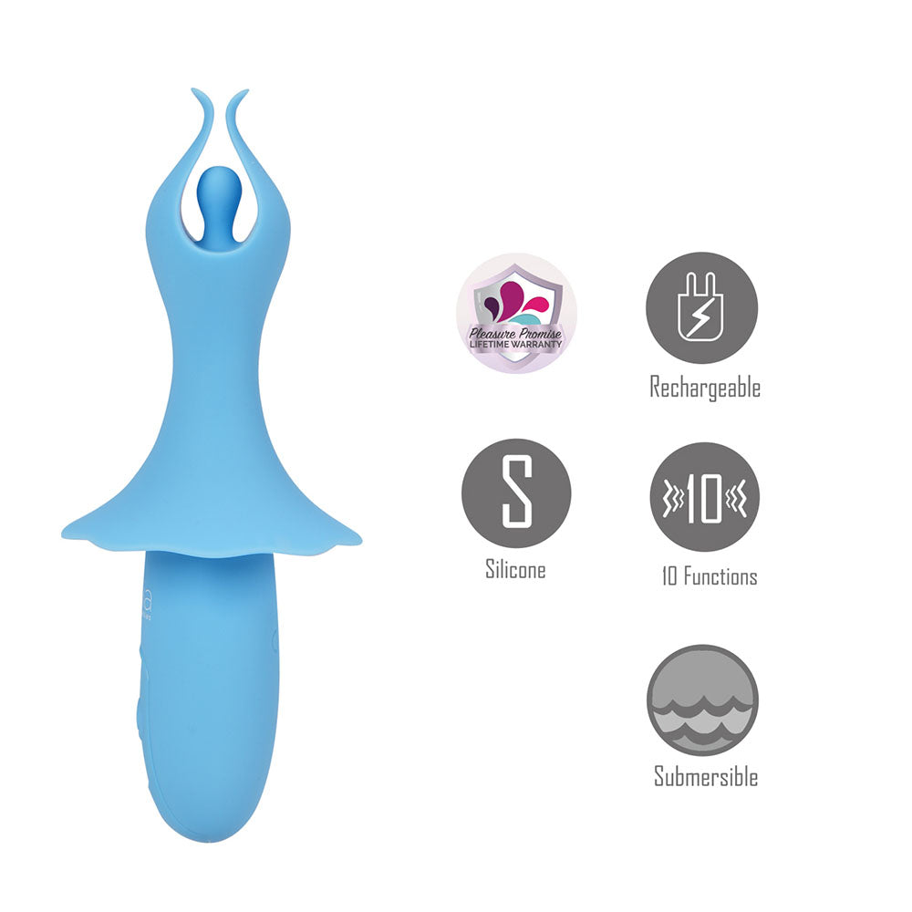 Maia Sienna 15.2 cm USB Rechargeable Fluttering Bullet Vibrator BULLETS