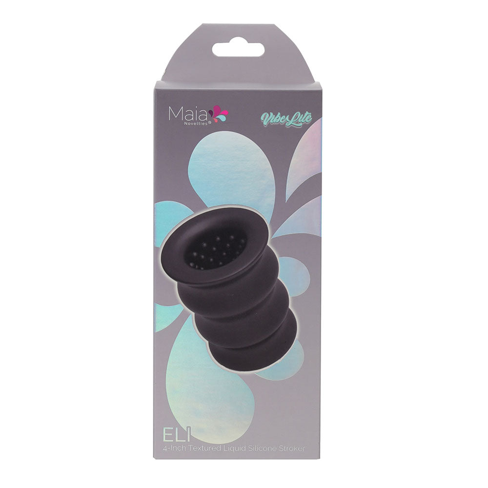 Maia ELI 10cm Stretch-Resilient Liquid Silicone Stroker Sleeve > Sex Toys For Men > Masturbators > Manual