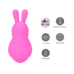 Maia Bri – USB Rechargeable Compact Silicone Bunny Vibrator 9 cm > Sex Toys For Ladies > Clitoral Vibrators and Stimulators