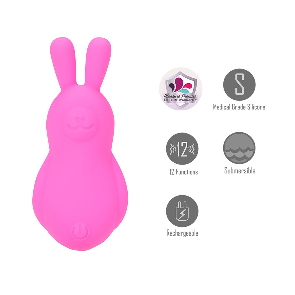 Maia Bri – 9 cm USB Rechargeable Vibrating Bunny Bullet > Sex Toys For Ladies > Clitoral Vibrators and Stimulators