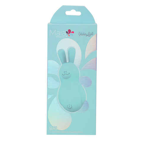 Maia Bri Teal 9 Centimeter USB Rechargeable Vibrating Bunny Bullet BULLETS