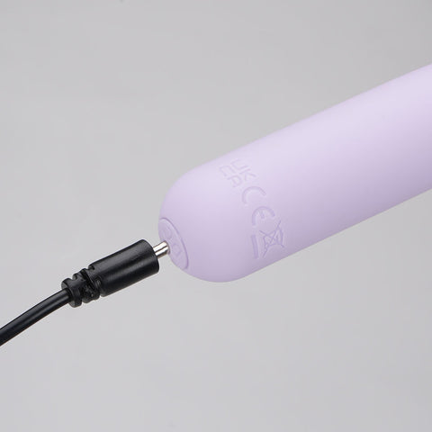 Maia Tawni Lavender 9 cm USB Rechargeable Bullet Vibrator with Flickering Tip BULLETS