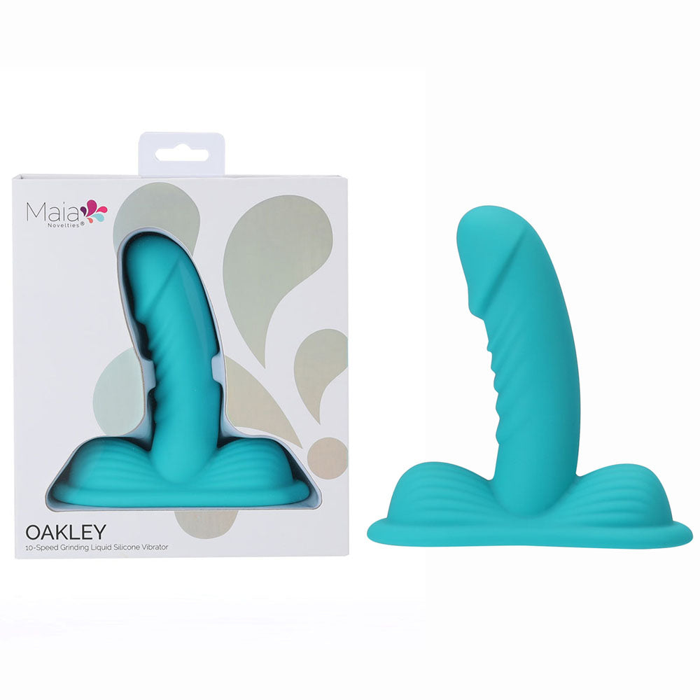 Maia Oakley USB Rechargeable (Silicone) – Waterproof Vibrator Blue VIBRATORS