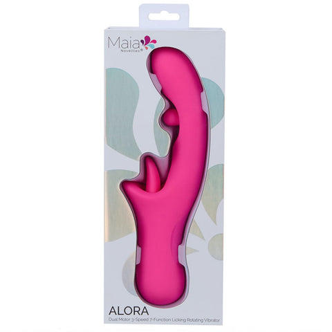 Maia Alora – USB Rechargeable Rotating and Licking Vibrator VIBRATORS