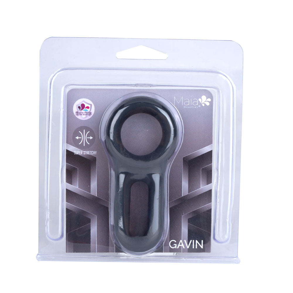 Maia Gavin Super-Stretchy Double Ring – Cock and Balls Ring > Cock Ring > Single