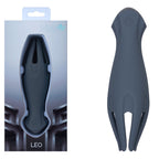 Maia Leo – USB Rechargeable Penis Head Tickler Vibrator Grey > Sex Toys For Men > Masturbators > Vibrating