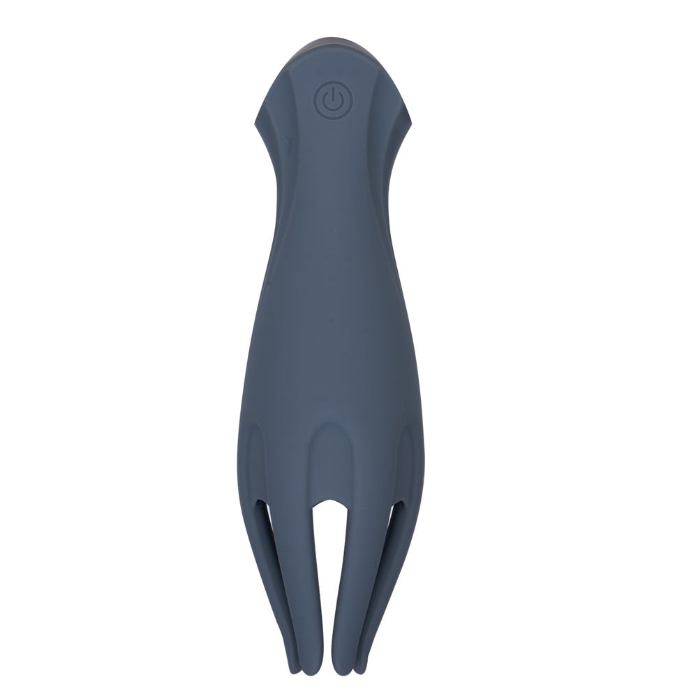 Maia Leo (Grey) – USB Rechargeable Vibrating Penis Head Tickler Strokers - Vibrating