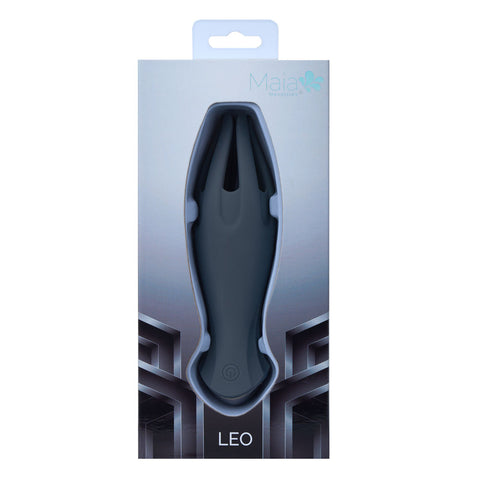 Maia Leo (Grey) – USB Rechargeable Vibrating Penis Head Tickler Strokers - Vibrating