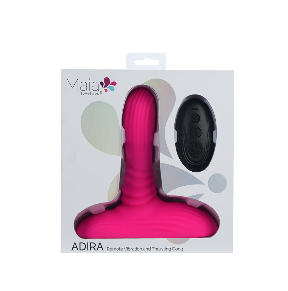 Maia Adira – USB Rechargeable Wireless Remote Thrusting Vibrator (6.5 inches) > Dildos > Thrusting Dildos