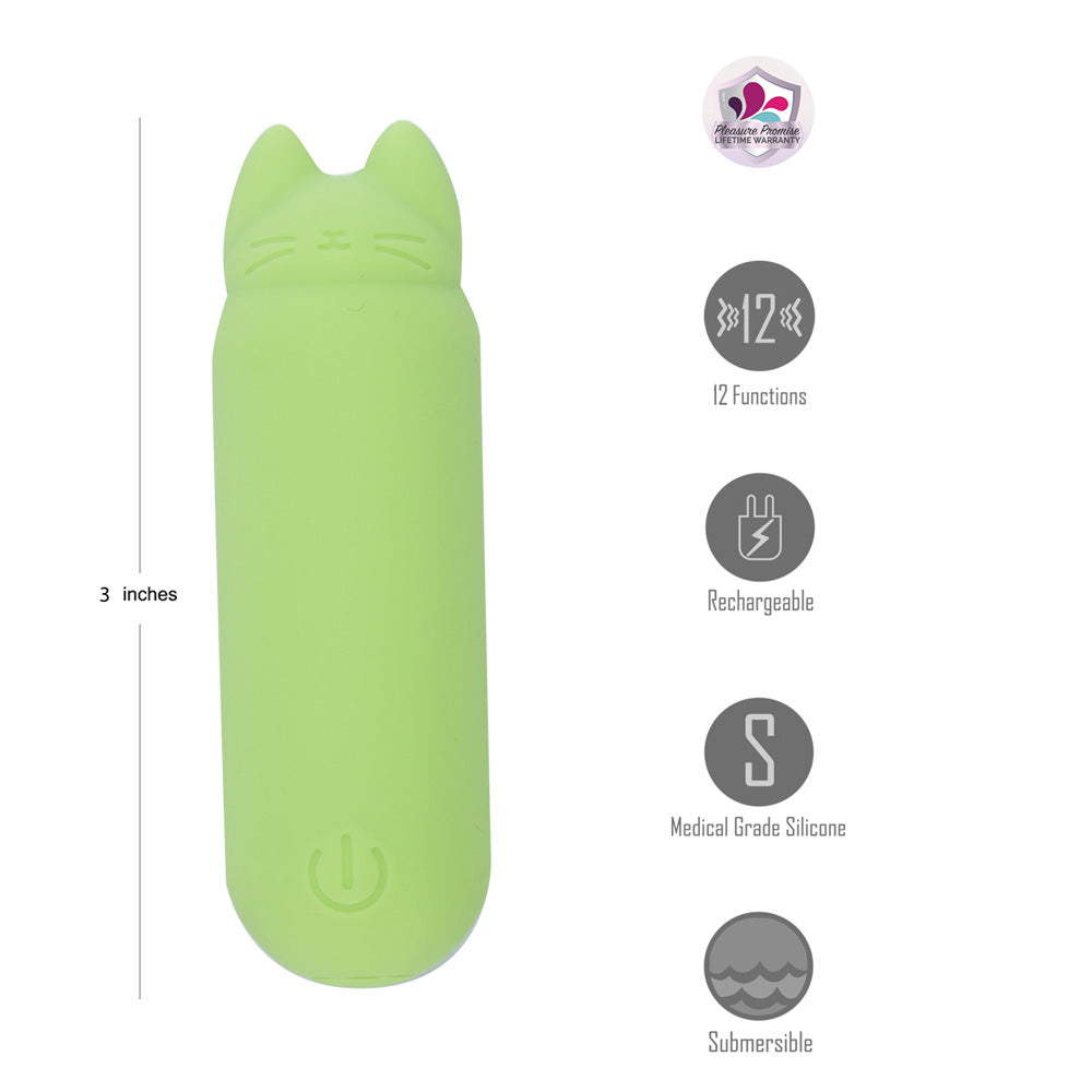 Maia Allie – Waterproof 7.6 cm USB Rechargeable Vibrating Bullet > Sex Toys For Ladies > Clitoral Vibrators and Stimulators