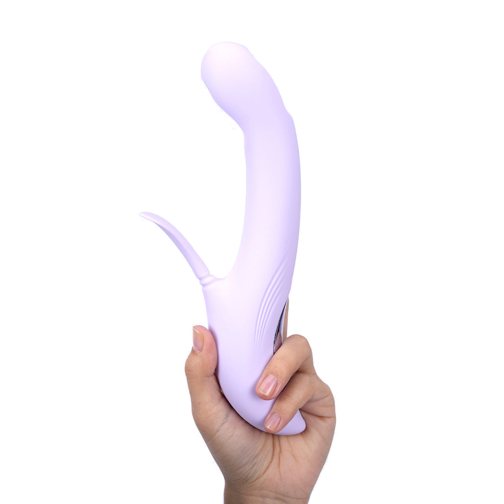 Maia Charli – USB Rechargeable 22.9cm Flapping and Tapping Rabbit Vibrator > Vibrators > Ladies > Rabbit Multi
