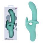 Maia Tenley – Luxury 24.1 cm USB Rechargeable Gyrating Rabbit Vibrator Green > Vibrators > Ladies > Rabbit