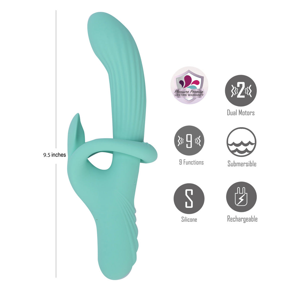Maia Tenley – Luxury 24.1 cm USB Rechargeable Gyrating Rabbit Vibrator > Vibrators > Ladies > Rabbit