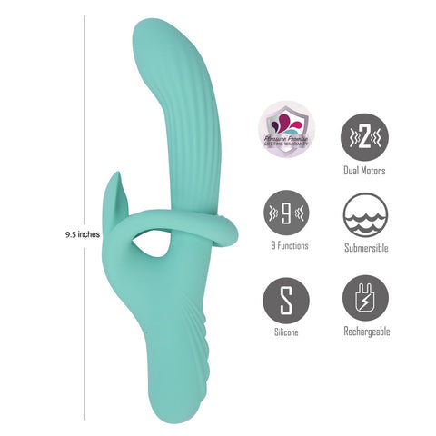 Maia Tenley – Luxury 24.1 cm USB Rechargeable Gyrating Rabbit Vibrator > Vibrators > Ladies > Rabbit
