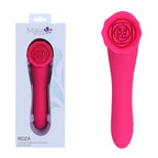 Maia ROZA 18.4cm USB Rechargeable Dual Ended Vibrator Pink > Sex Toys For Ladies > Rose Stimulators