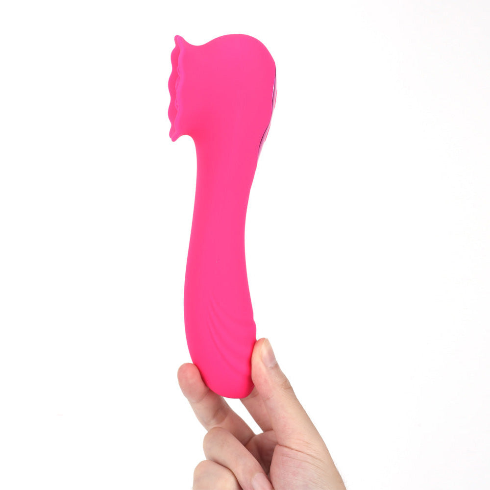Maia ROZA 18.4cm USB Rechargeable Dual Ended Vibrator > Sex Toys For Ladies > Rose Stimulators
