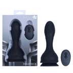 Maia Maverick – 16.5 cm USB Rechargeable Inflatable Vibrating Butt Plug Black > Anal Range > Anal Probes