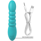Party Up Brynlyn (Teal) – USB Rechargeable 18.2 cm Rabbit Vibrator > Vibrators > Ladies > Rabbit