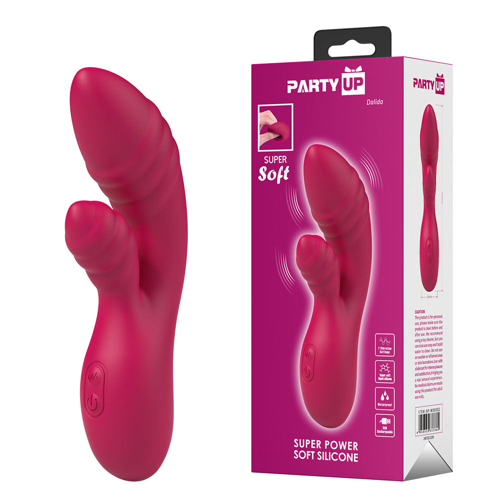 Party Up Dalida 16.2 cm USB Rechargeable Rabbit Vibrator
