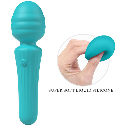 Party Up Duuna Teal 16.9 cm Massage Wand Electric Massager