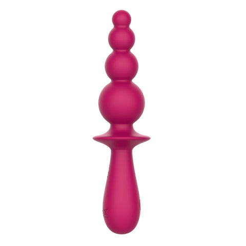 Party Up Evajane 17.1 Centimeter Beaded Vibrator > Anal Range > Vibrating Butt Plugs