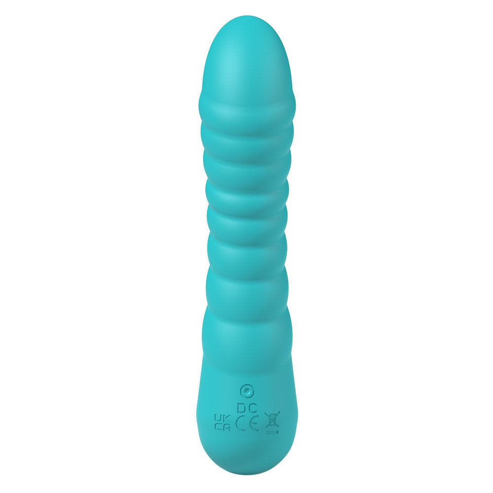 Party Up Jaylei (Teal) – USB Rechargeable 14.6 cm Vibrator > Vibrators > Standard Vibrators