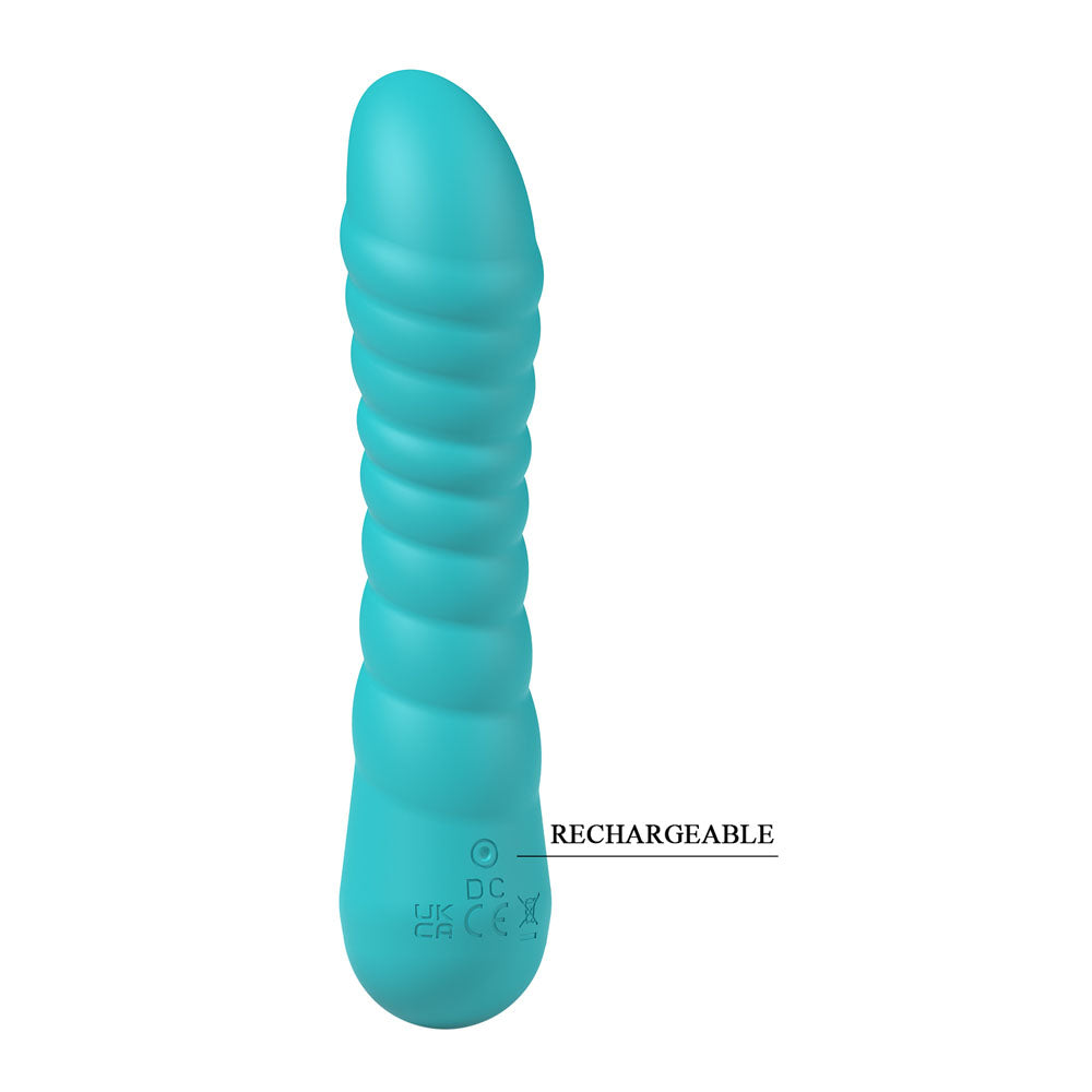 Party Up Jaylei (Teal) – USB Rechargeable 14.6 cm Vibrator > Vibrators > Standard Vibrators