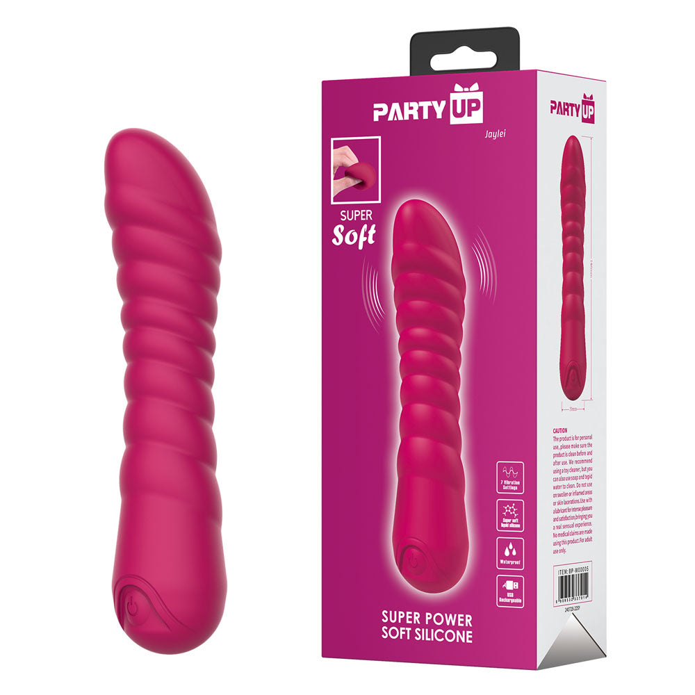 Party Up Jaylei 14.6 Centimeter USB Rechargeable Vibrator