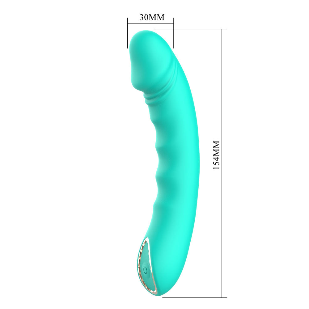 Party Up Niki (Teal) – USB Rechargeable 15.4 cm Vibrator > Vibrators > Standard Vibrators