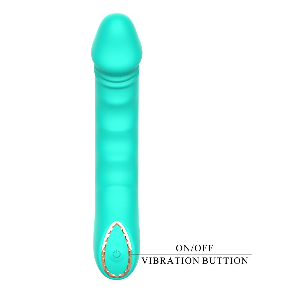 Party Up Niki (Teal) – USB Rechargeable 15.4 cm Vibrator > Vibrators > Standard Vibrators