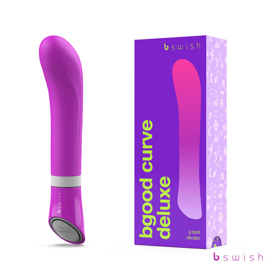 Bgood Curve Deluxe - Violet 19.3 cm Waterproof Massager