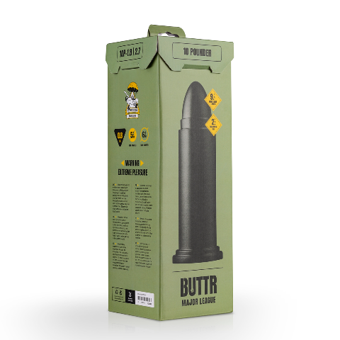 Buttr 10 Pounder XXL Butt Plug Dildo with Wide Diameter and Soft Supple Material Default Title Butt Plugs - Vibrating