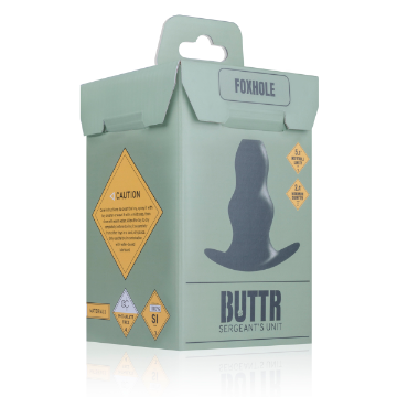 Buttr Foxhole Hollow Large Silicone Butt Plug for Intimate Use Default Title Butt Plugs - Hollow