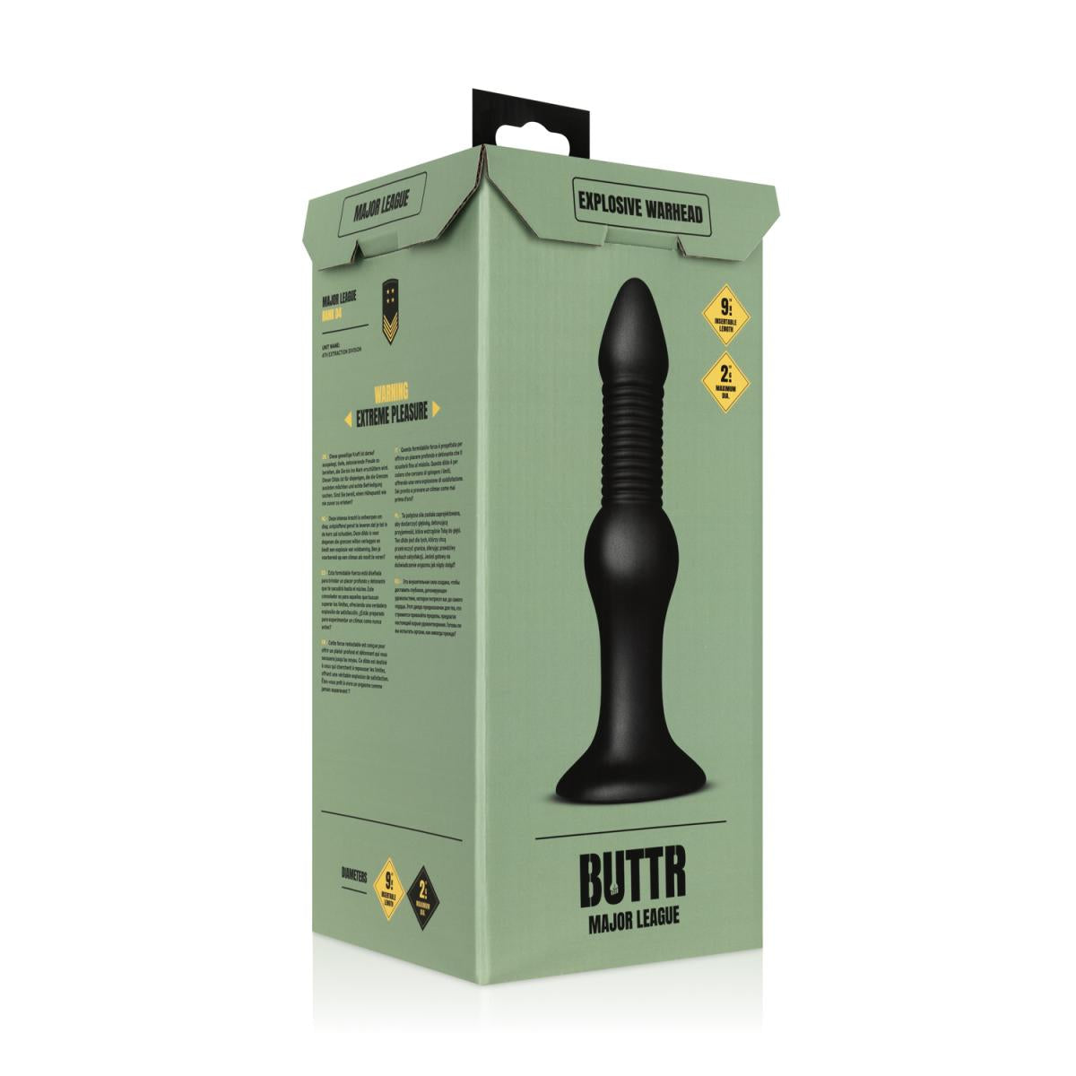 BUTTR Explosive Warhead – 25cm Insertable Firm Anal Dildo Default Title > Anal Range > Anal Probes Main image